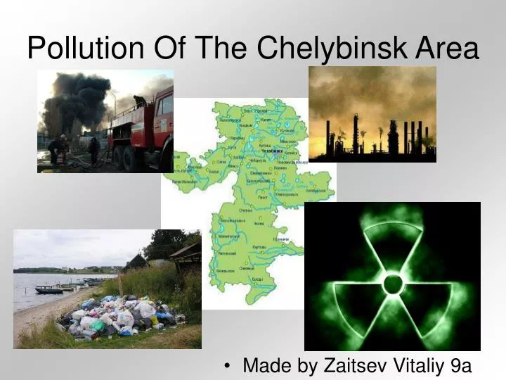 pollution of the chelybinsk area