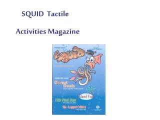 SQUID Tactile Activities Magazine