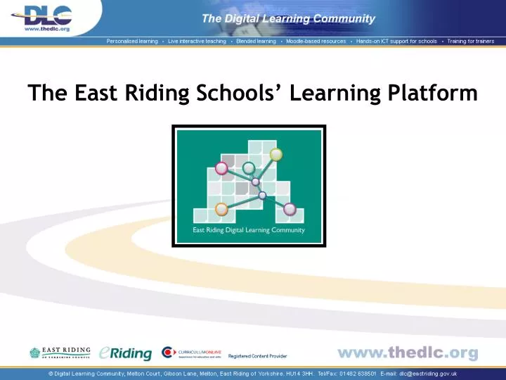 the east riding schools learning platform