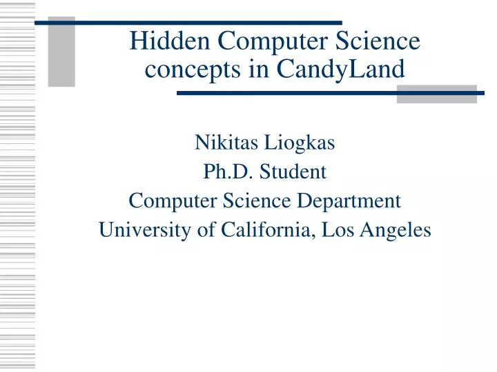 nikitas liogkas ph d student computer science department university of california los angeles