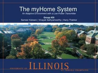 The myHome System