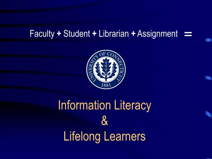 information literacy lifelong learners