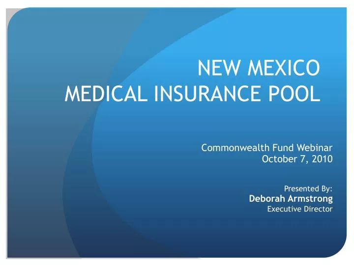 new mexico medical insurance pool