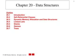 Chapter 20 - Data Structures