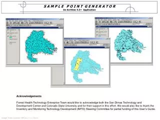 S A M P L E P O I N T G E N E R A T O R An ArcView 3.2+ Application