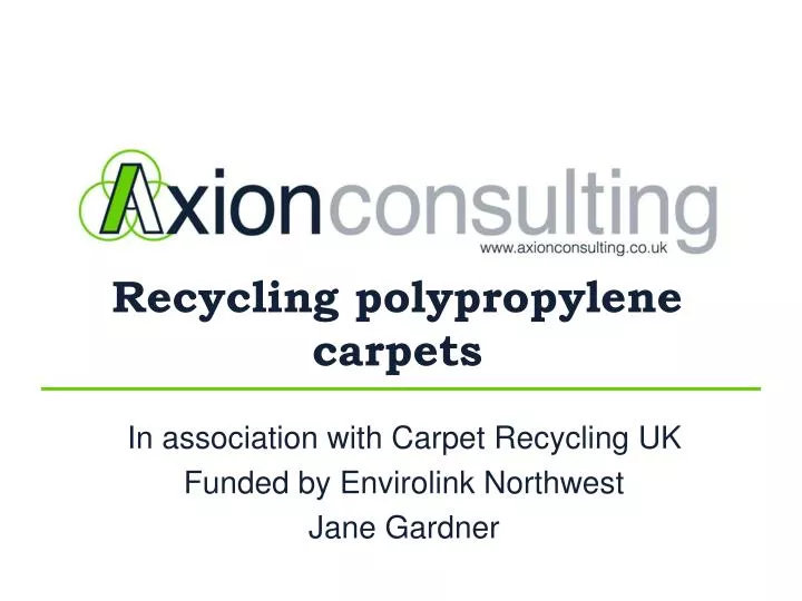 recycling polypropylene carpets