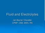 Fluid and Electrolytes - slide 1