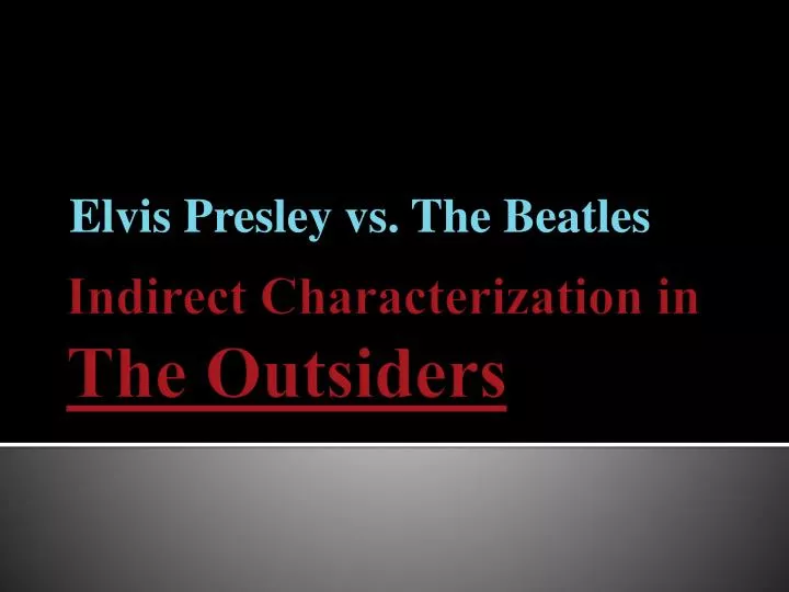 elvis presley vs the beatles