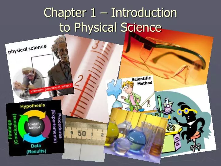 chapter 1 introduction to physical science