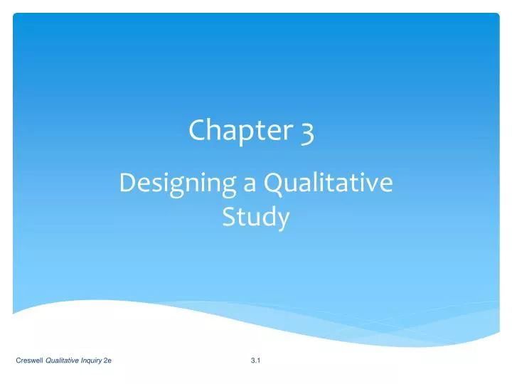 qualitative research chapter 3 ppt