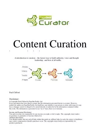 GettingStartedWithCuration