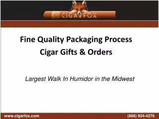 Shipping Cigars | Shipping Fresh Cigars | CigarFox