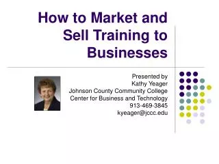 How to Market and Sell Training to Businesses