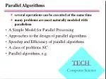 Parallel Algorithms