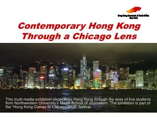Contemporary Hong Kong Through a Chicago Lens