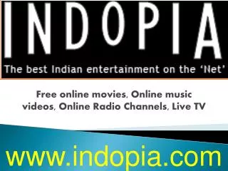 Indopia Entertainment