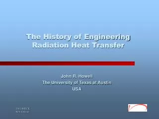 The History of Engineering Radiation Heat Transfer