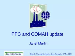 PPC and COMAH update