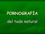 PORNOGRAFÍA - slide 1