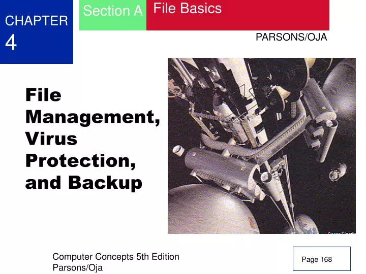 file management virus protection and backup