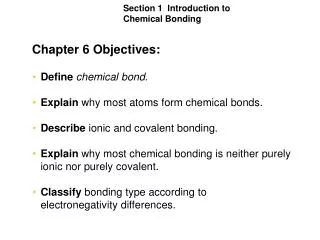 Chapter 6 Objectives: