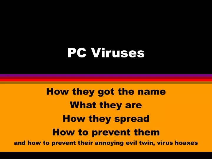 pc viruses