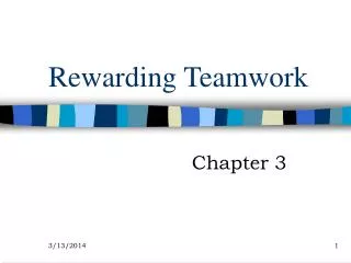 Rewarding Teamwork