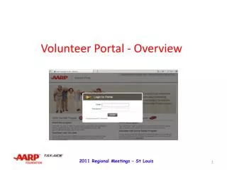 Volunteer Portal - Overview