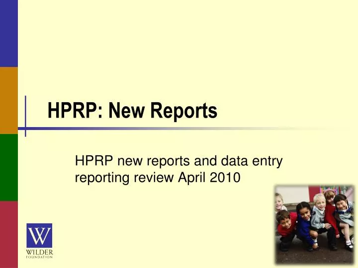 hprp new reports