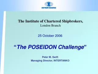 The Institute of Chartered Shipbrokers, London Branch