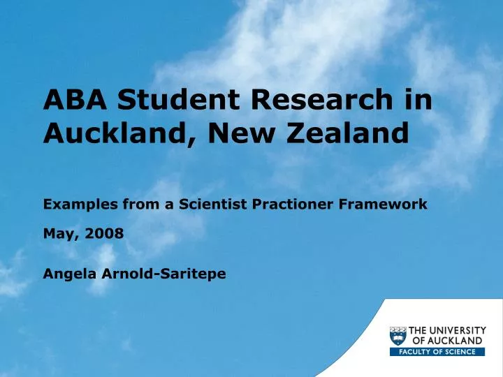 aba student research in auckland new zealand