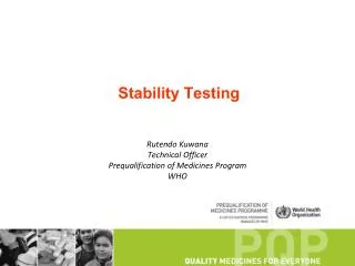 Stability Testing