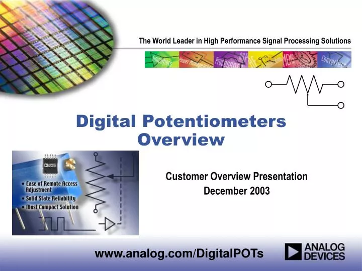 digital potentiometers overview