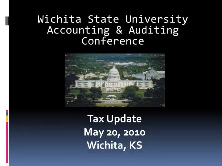 wichita state university accounting auditing conference