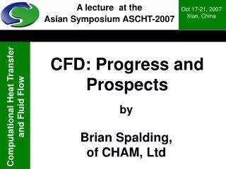CFD: Progress and Prospects