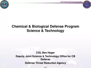 Chemical &amp; Biological Defense Program Science &amp; Technology