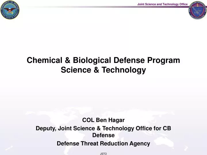 chemical biological defense program science technology