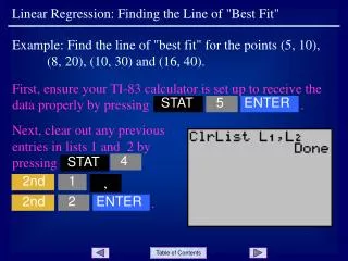 Linear Regression: Finding the Line of &quot;Best Fit&quot;