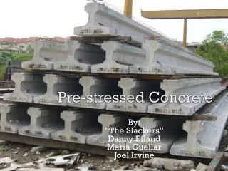 Pre-stressed Concrete