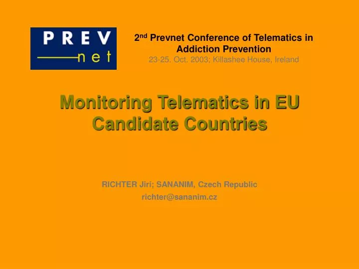 monitoring telematics in eu candidate countries