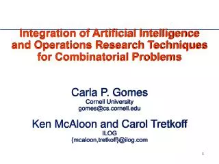 AI, OR, and CS