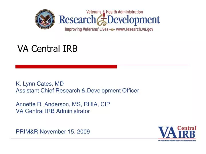 va central irb