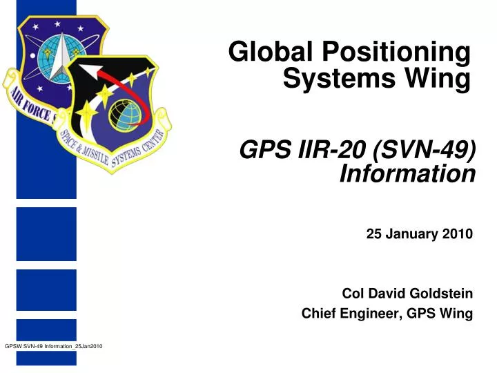 gps iir 20 svn 49 information