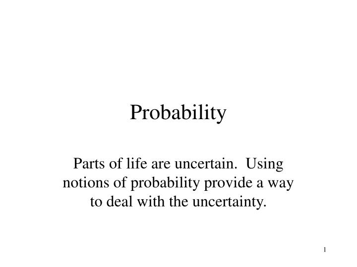 probability