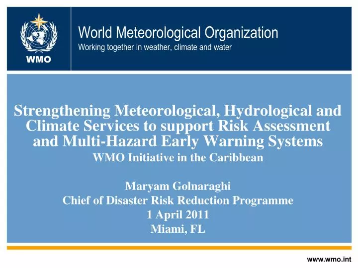 world meteorological organization working together in weather climate and water