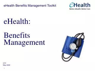 eHealth: Benefits Management