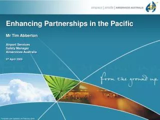 Enhancing Partnerships in the Pacific