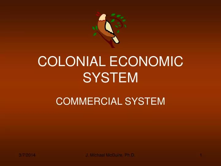 colonial economic system