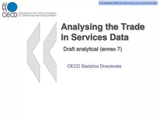 Analysing the Trade in Services Data Draft analytical (annex 7)