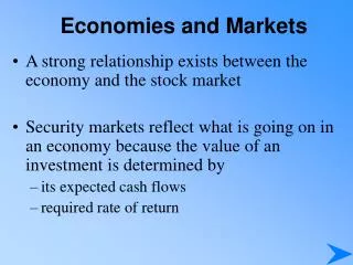 Economies and Markets